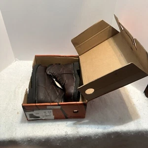 Men’s Red Wing WORX Steel Toe Work Boots 5800 Size 8.5M Brown ASTM F 2413-11 NEW - Picture 1 of 22