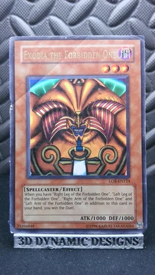| Yugioh Exodia the Forbidden One LOB-EN124 Legend Of Blue Eyes Worldwide DMG | - Image 1 of 2