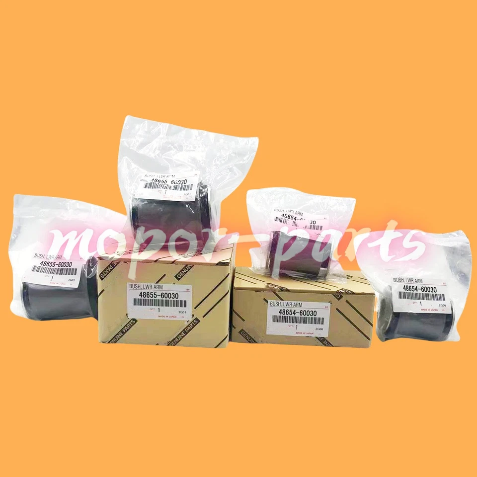 OEM for Toyota 4runner FJ GX470 Lower Control Arm Bushing Set of 4 Genuine JDM - Imagem 1 de 4