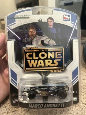 Greenlight IndyCar Star Wars Clone Wars Marco Andretti, Blockbuster 1:64 Nuevo Foto 1 de 4
