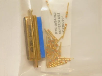 MS Sanyo Denki M24308/4-3F 25P (M30029/64-369) Male Crimp D-Sub Connector - Image 1 of 3