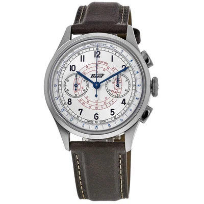 New Tissot Telemeter 1938 Silver Dial Leather Men's Watch T142.462.16.032.00 - Image 1 of 4