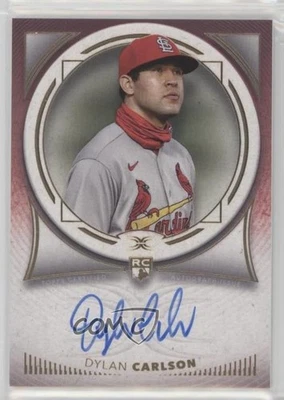 2021 Topps Definitive Collection Rookie /50 Dylan Carlson #DRA-DC3 Auto RC - Image 1 of 2