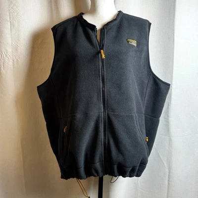 LL Bean Womens 3X Plus Gray Mountain Classic Fleece Full Zip Sherpa Vest EUC - Image 1 of 4