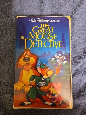 Disney The Great Mouse Detective Black Diamond (VHS, 1992) The Classics - Image 1 of 4