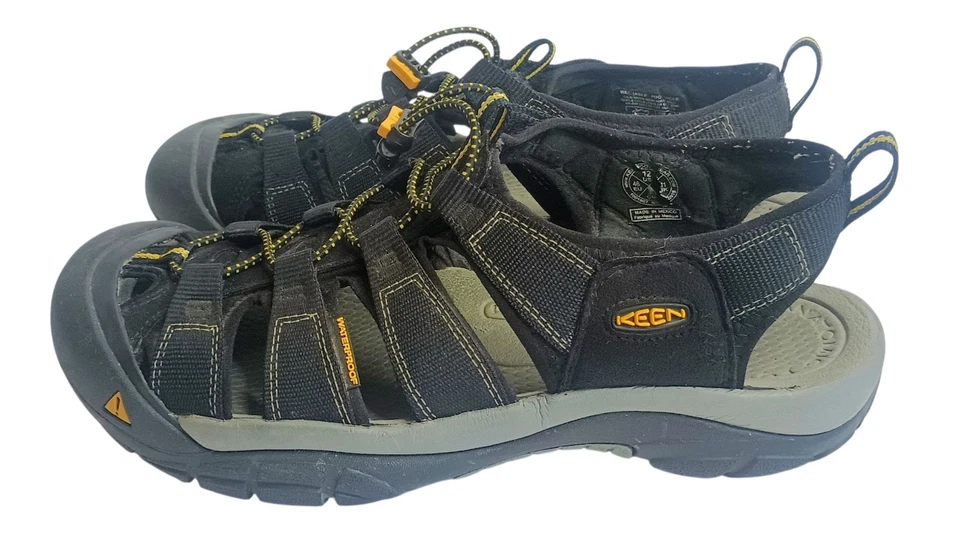 Keen Newport Mens Size 12 H2 Fisherman Sandals Water Shoes Black Hiking Camping - Image 1 of 4