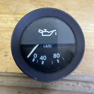 Jaguar XJ6 Instrument Cluster Oil Pressure Gauge DAC2218 Untested 1986-1987 - Image 1 of 4
