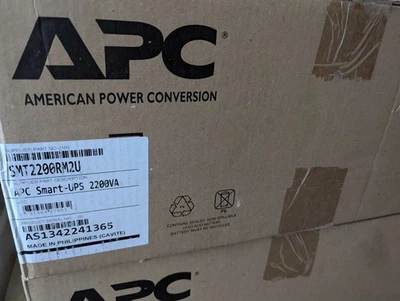 Sealed APC SMT2200RM2U 2200VA RM 2U LCD 120V Smart-UPS (Needs New Batteries) - Image 1 of 4