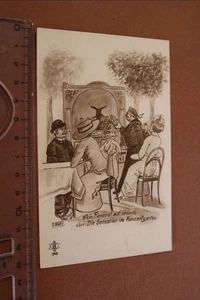 tolle alte  Künstlerkarte  Hein Fienbrot auf Urlaub  ?? - 30-40er jahre  - Picture 1 of 2