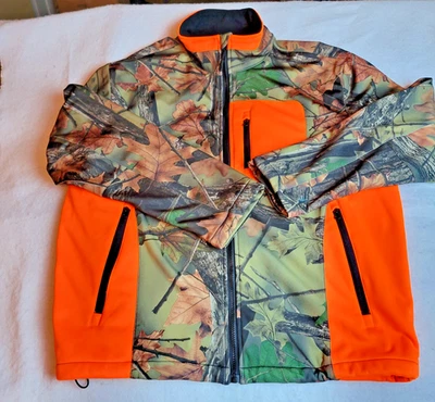 Trail Crest 2X-Large Mossy Oak Bright Orange Soft Shell Outdoor Jacket - Image 1 of 4