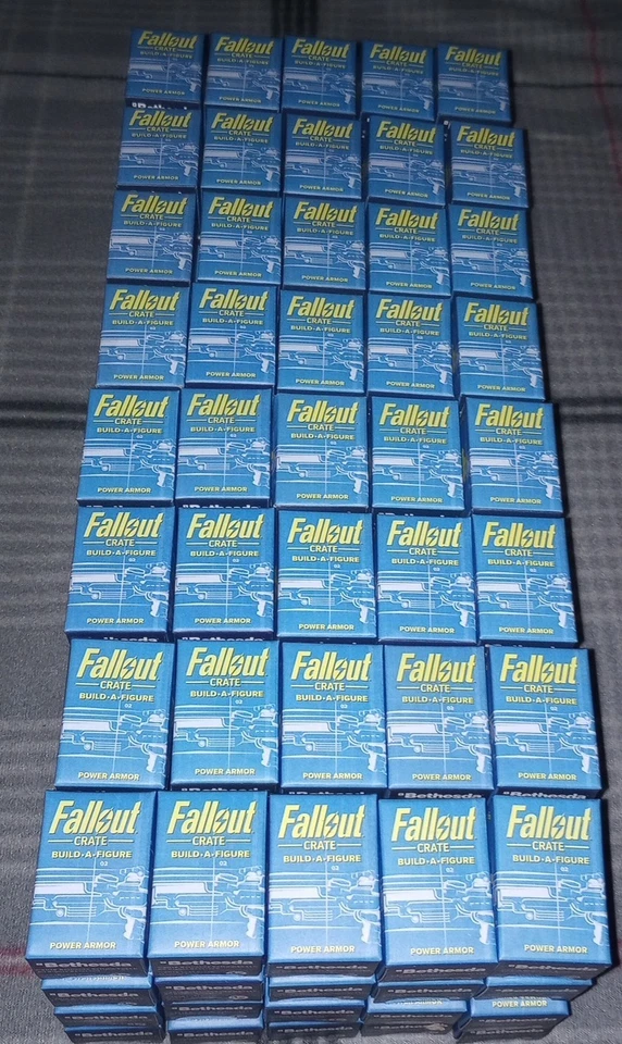 Lot Of 5 Fallout Loot Crate Build-A-Fig Power Armor Arms Box 4 Of 6 Screen Shots - Image 1 of 4