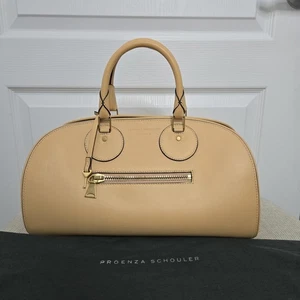Bolso Proenza Schouler Pequeño Kiri Piel de becerro Nylon Mango Superior Sorbete con Bolsa para el Polvo - Imagen 1 de 9