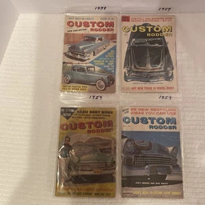 1958-59 Custom Rodder Magazine (Lot Of 4) Sept 1958, April, May, July 1959 - Picture 1 of 10