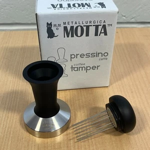Motta Genuino 58mm Café Manipulador Negro con Mezclador Inoxidable - Hecho en Italia (4700) - Imagen 1 de 5