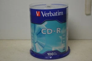 Verbatim CD-R 100 pk Blank CD's NIP - Picture 1 of 3