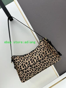 Leopard horsehair Hobo Bag shoulder bags 32x16x10 cm women 2025 high quality new - Picture 1 of 1