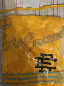⚡️Eric Emanuel Shorts Yellow W Black Large✅ - Picture 1 of 4