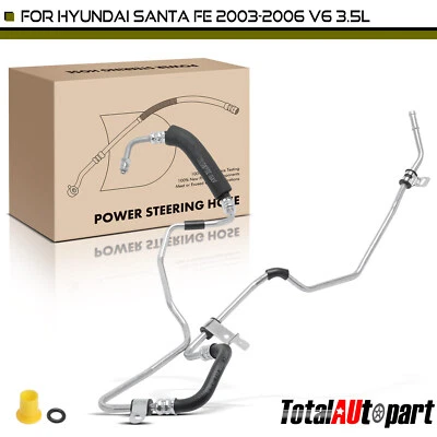 New Power Steering Return Line Hose Assembly for Hyundai Santa Fe 2003-2006 3.5L - Image 1 of 4