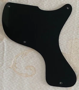Pick Fits Gibson Les Paul Junior 1958 Style Guitar Pickguard,1 Ply Black - Picture 1 of 7