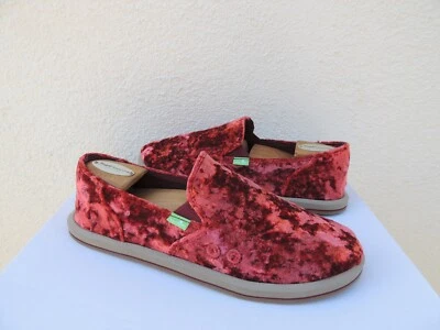 ZAPATOS DE SURFISTA SANUK SYRAH DONNA CRUZ TERCIOPELO ACERA, MUJER US 8/ EUR 39 ~NUEVOS Foto 1 de 4
