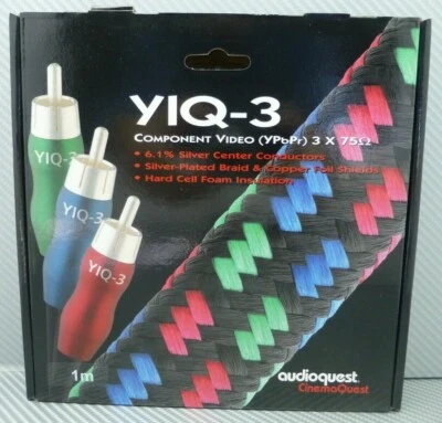 Audioquest YIQ-3 Component Video Cable 1 meter - Image 1 of 4