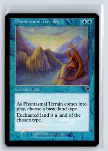 FOIL Phantasmal Terrain Invasion Common – MTG Magic the Gathering Card - Picture 1 of 2