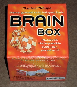 Rompecabezas y libro de cubo de cerebro Brain Box de Charles Phillips (2006) - Imagen 1 de 4