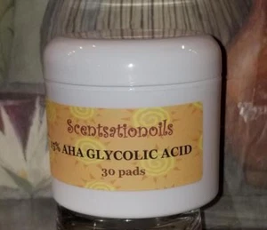 ÁCIDO GLICÓLICO 30% ALMOHADILLAS DE PEELING QUÍMICO AHA ARRUGAS ACNÉ PUNTOS NEGROS PIEL CARA - Imagen 1 de 5