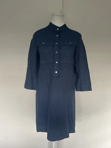Lacoste dress women 36 blue denim itemB3 - Picture 1 of 13