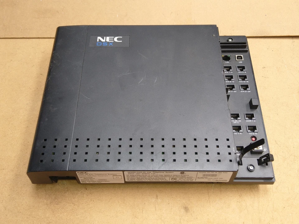 NEC DSX-40 Key Telephone System KSU DX7NA-40M Main Cabinet +Power Cord  1090001 - Image 1 of 4