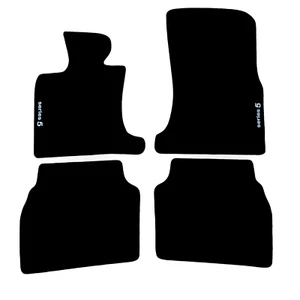 Car Floor Mats Velour For BMW 5 GT F07 Waterproof Black Carpet Auto Liners New - Picture 1 of 12