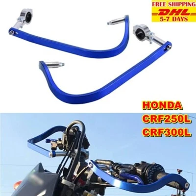 J12 Blue Hand Guard For Honda Crf250L Crf300L  Kawasaki KLX Motocross Aluminum - Image 1 of 4