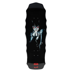 Welcome x Batman Skateboard Deck Catwomen on Widow Black Dip 10.0" - Picture 1 of 4
