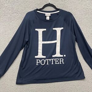 Harry Potter Pajama Shirt Girls 12 - 14 Blue Wizzarding World Crew Neck Pullover