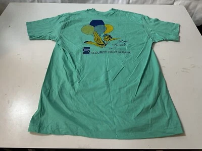 VTG 1988 Rose Parade Security Pacific Bank Single Stitch T-Shirt Size XL - NOS! - Image 1 of 4