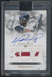 David Ortiz 2018 Topps Luminaries Patch Auto /5 Boston Red Sox HOF - Picture 1 of 2