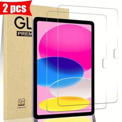 2X Tempered Glass for iPad (A16) 11th/10th Generation 2025/2022 Screen Protector - Image 1 of 4