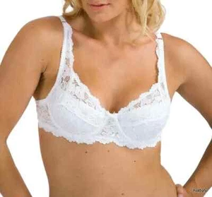 Daniel Axel Valbonne wired white or black Lace Padded Bra Size 34B = 46H - Picture 1 of 2