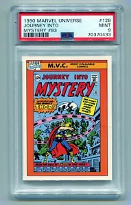 1990 Marvel Universe Thor Journey Into Mystery #83 MVC PSA 9 Mint #128 - Picture 1 of 2