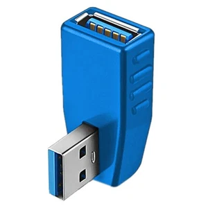 90 Degree USB 3.0 Male To Female Adapter Connector Extension Right Angle-HOTSALE - Picture 1 of 1