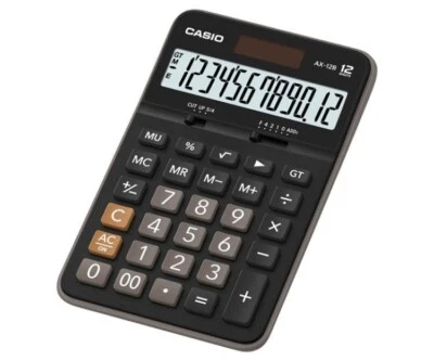CASIO 12 digit Heavy duty Desk AX-12B Extra Large Display ％ √ - Image 1 of 2