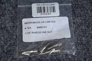 Micromass UK Limited 6060797 1/16" Rheodyne Nut #214234-AX3 - Picture 1 of 2