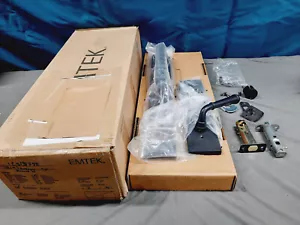 Emtek Contemporary Tubular Entry Set Flat Black 4819-US19 *PARTS AS IS* - Picture 1 of 9