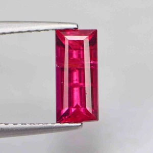 1.20 Cts Natural Rubelite Octagon Cut Pink Color Loose Gemstones - Picture 1 of 5