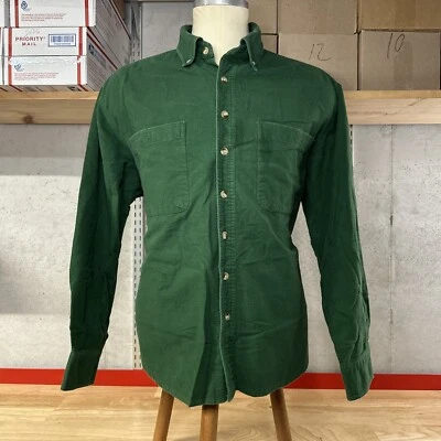 Scandia Woods Chamois Flannel Button Up Long Sleeve Shirt Green Men’s XL - Image 1 of 4