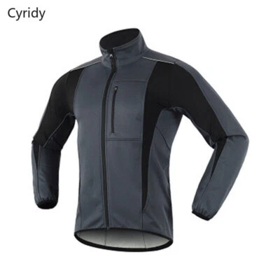 Cyridy Winter Warm Up Cycling Jacket Windbreaker Bicycle MTB Bike Clothing - Image 1 of 4
