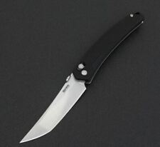 SRM Knives Ambi - Lock 3.5" 8Cr13MoV Steel Blade Black Folding Knife - 9211