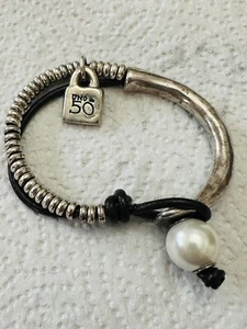 Uno De 50 Lonely Pearl Bracelet - Picture 1 of 6