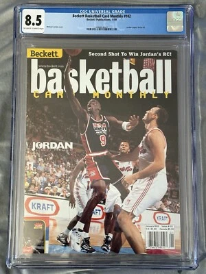 MICHAEL JORDAN LEGACY 1999 BECKETT BASKETBALL CARD MONTHLY #102 CGC 8.5 legacy 2 - Image 1 of 2