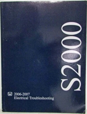 Honda S2000 2006 2007 manual de servicio de solución de problemas eléctricos Foto 1 de 4